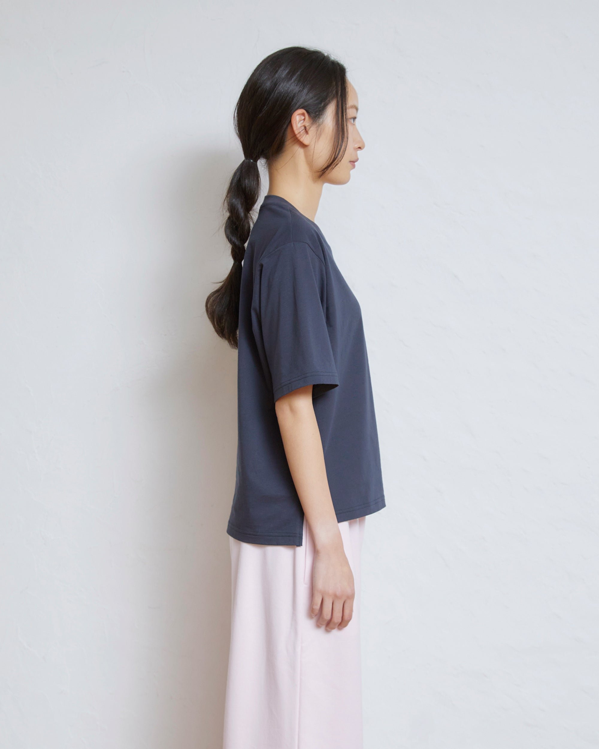 TR Organicプリント サイドスリットクロップドTシャツ – TERRAS